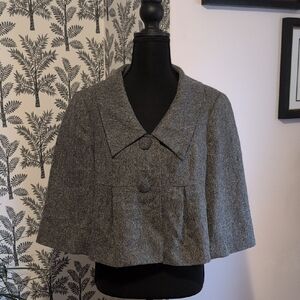 Trina Turk Charcoal Gray Women's Blazer